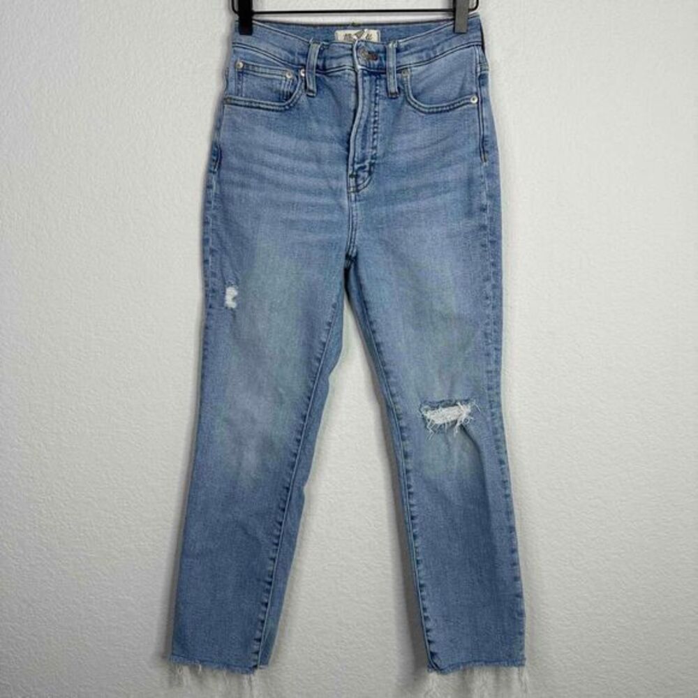 Madewell Pants Women's 24P The Perfect Vintage Distressed High‎ Waisted Jeans